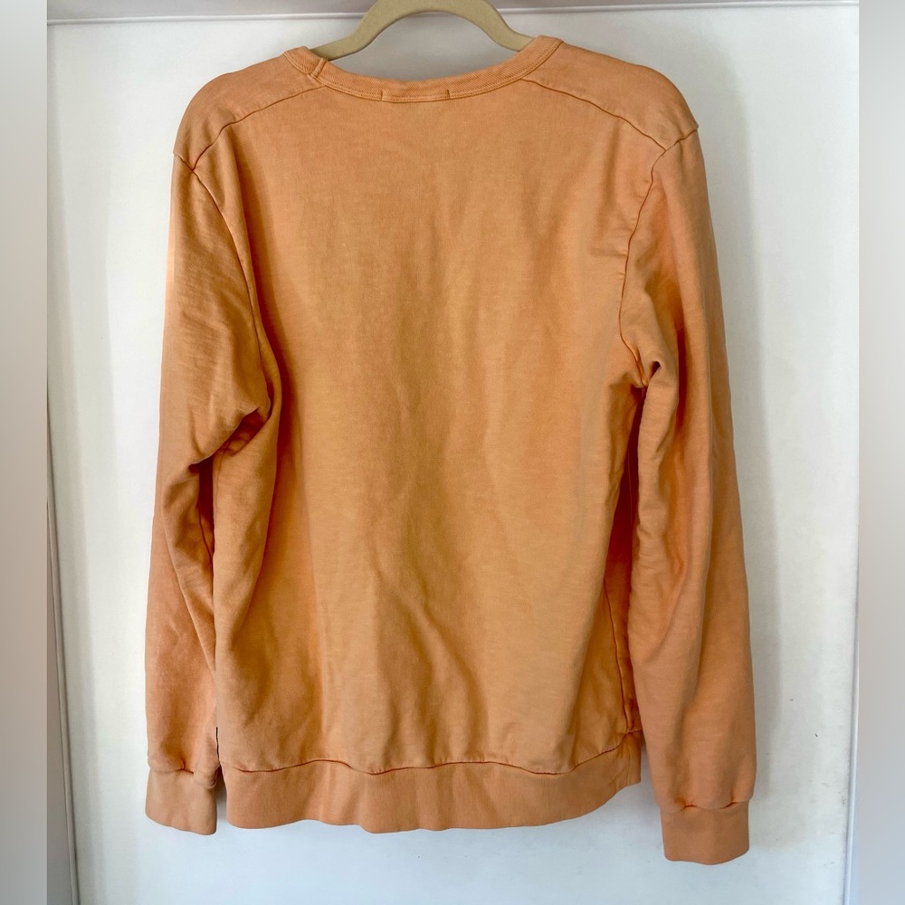 Scotch & Soda Far East Amsterdams Blauw Crewneck Sweatshirt, Apricot, M, EUC - Picture 2 of 9